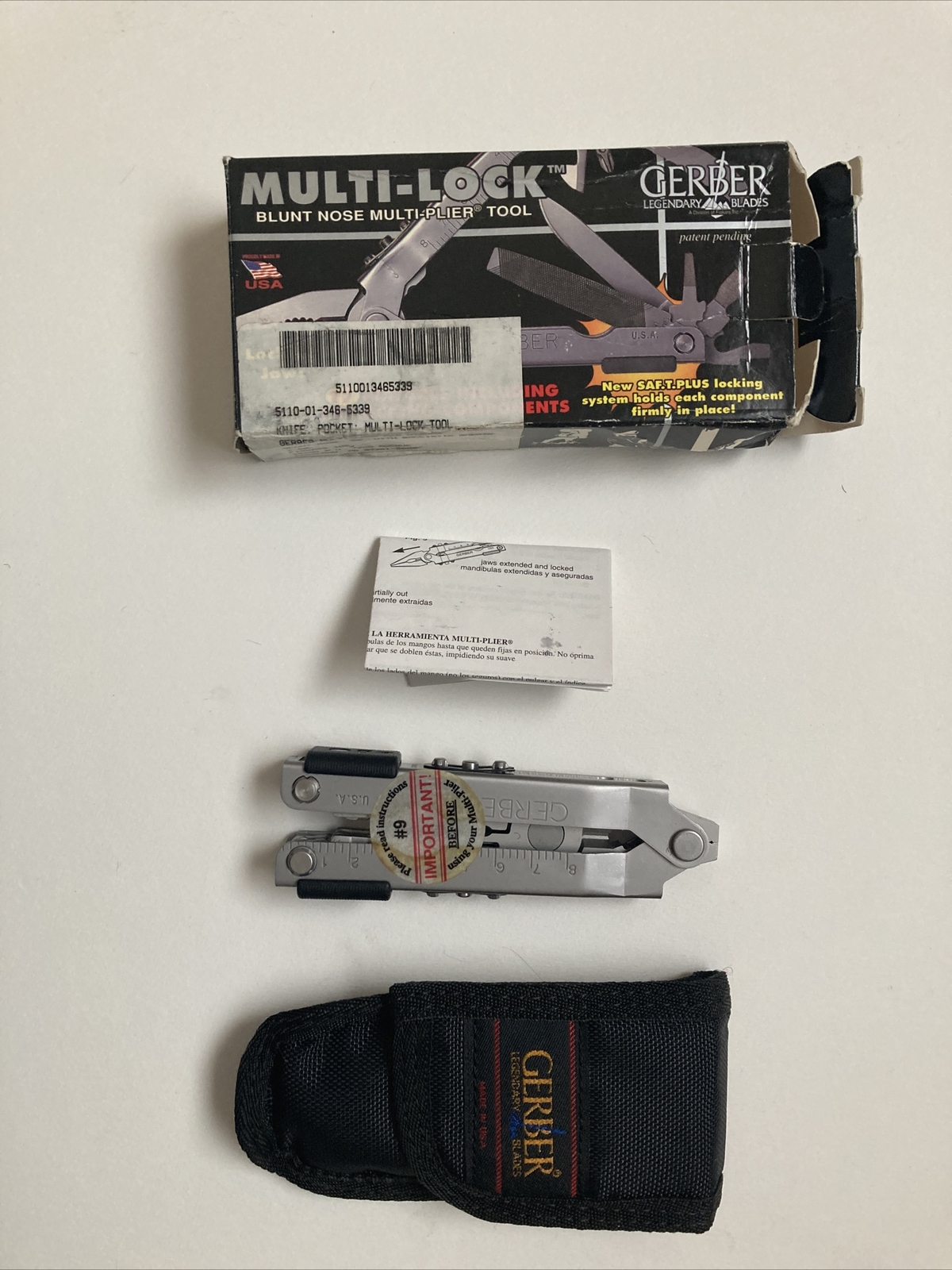 Gerber Multi-Plier 600 Blunt Nose 07500 Retired Collectible New