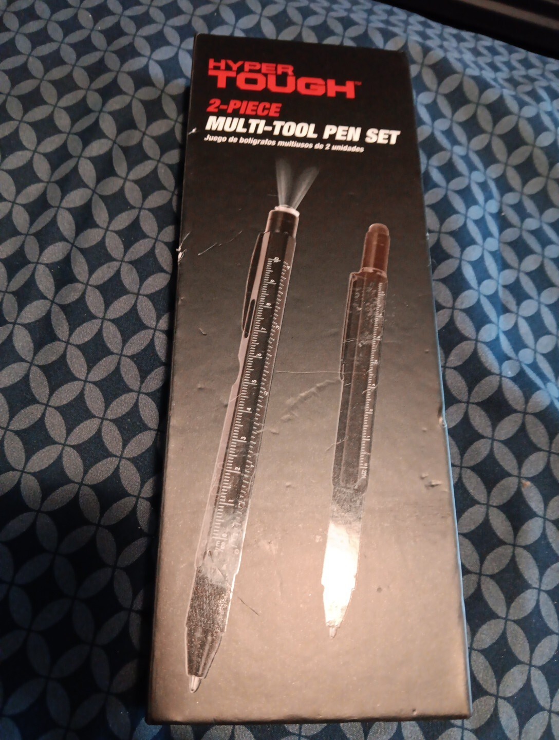 Hyper Tough 2-Piece Multi-Tool Pen Set, NEW write ruler stylus Gift Idea New Bn6