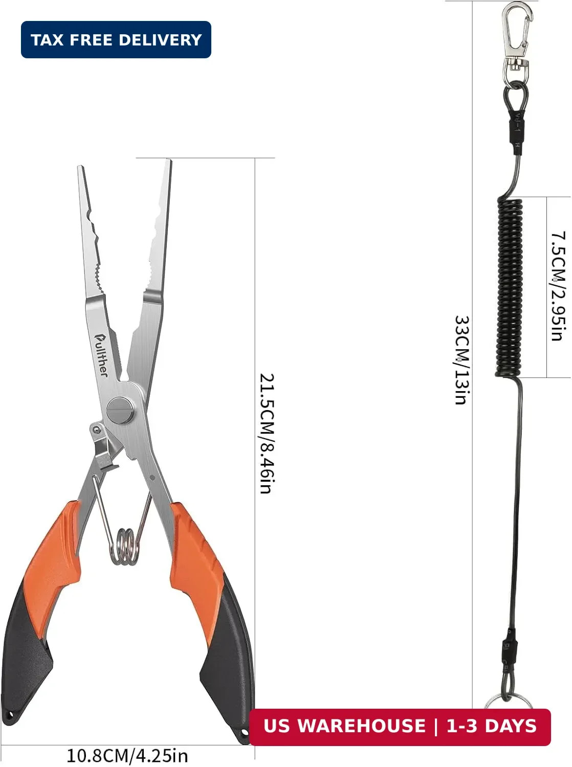 Fishing Gear,Hook Remover Fishing Pliers,Stainless Steel Fishing Tools,Multitool