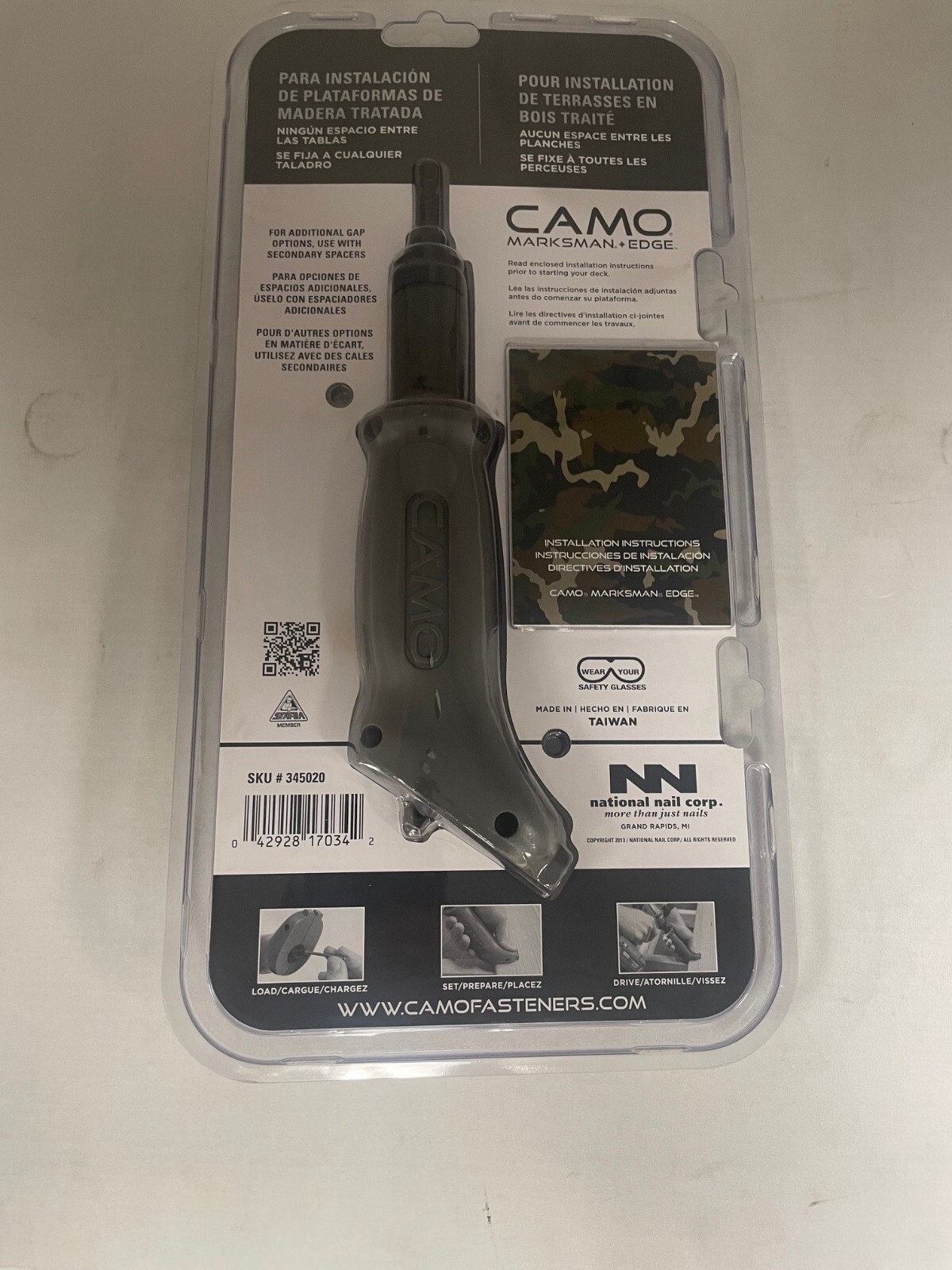 CAMO Edge Tool Marksman Heavy Duty Steel Use With CAMO Edge Hidden Deck Screws