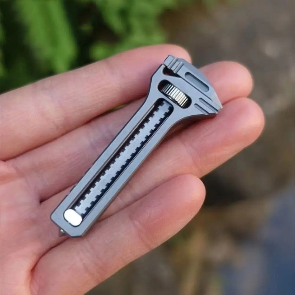 Mini Adjustable Multi Tool Wrench with Cutter & Bottle Opener Pocket Tool