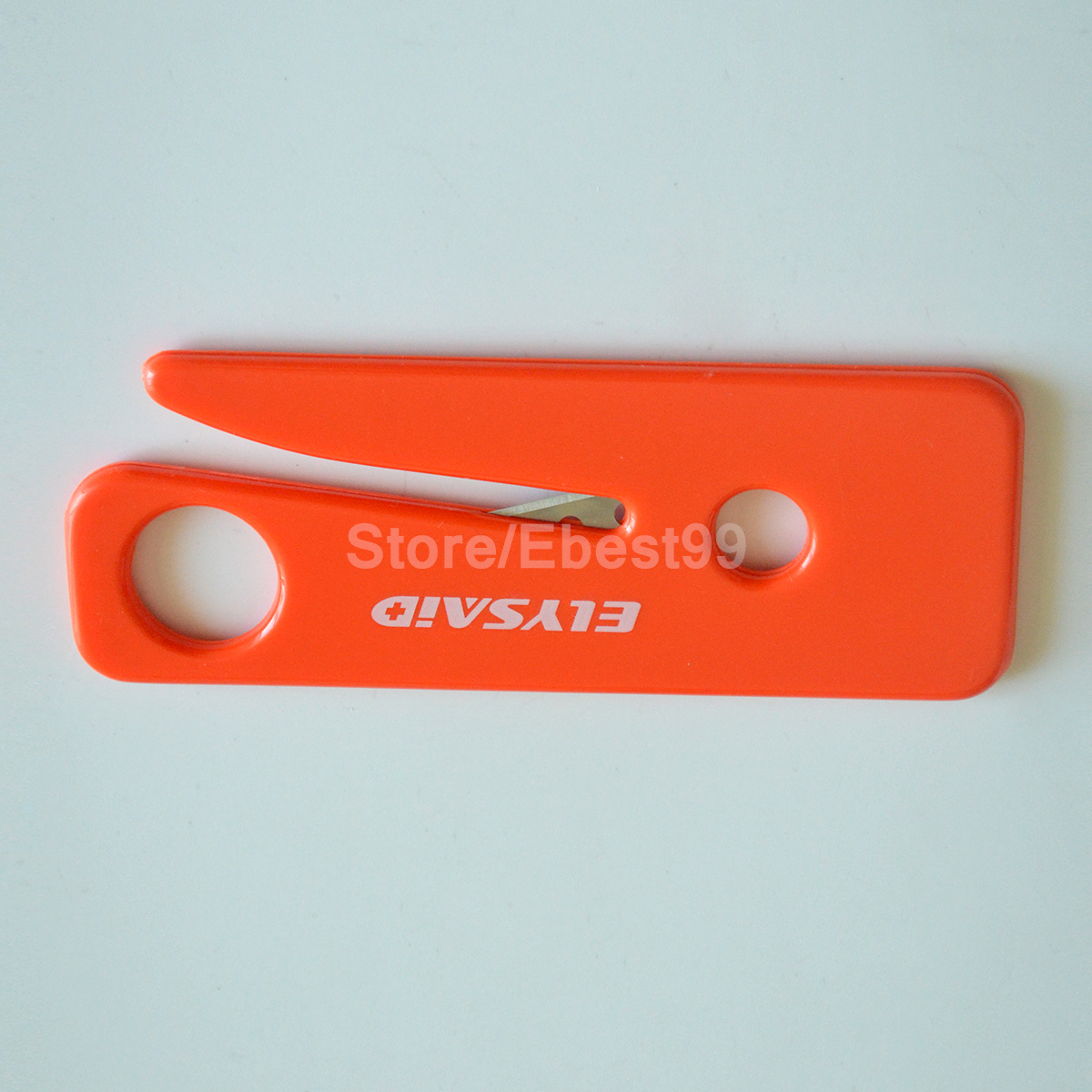 10pcs Seatbelt Cutter Safe Handle Razor Blade Car Seat Belt Knife Sharp Orange