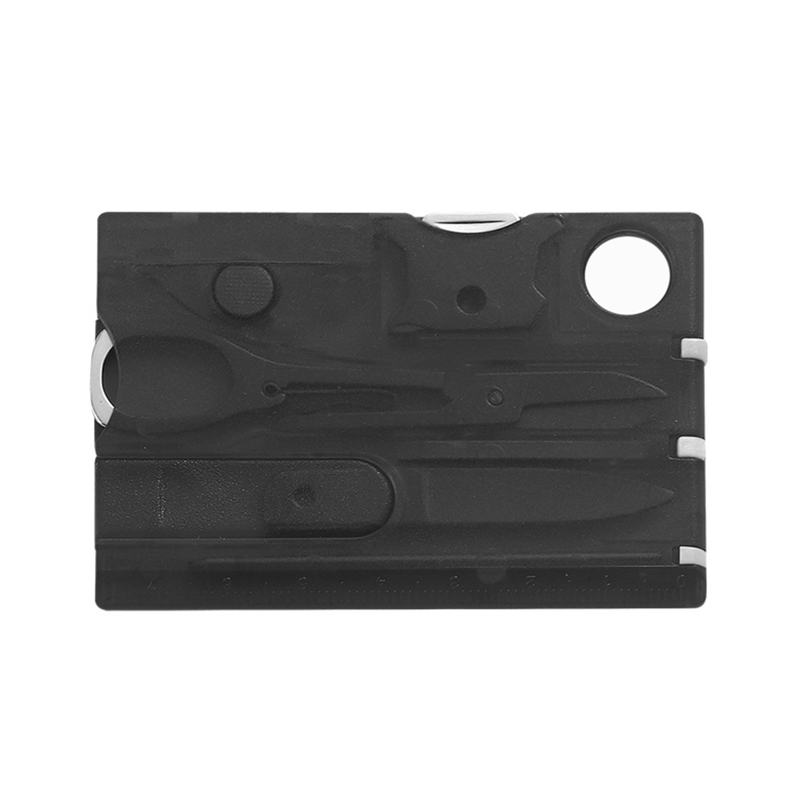 Card Tool Survival Card Pocket Tool Kit Button Battery 3.2 * 2.2 * 0.2in