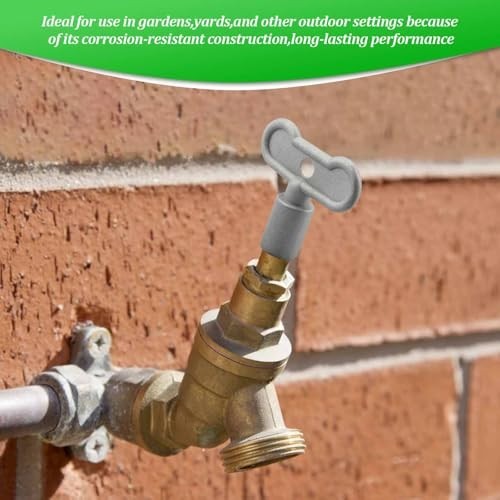 Water Key Sillcock 5/16″ – Outdoor Faucet Handle, Spigot Knob Keys, 6 Pack