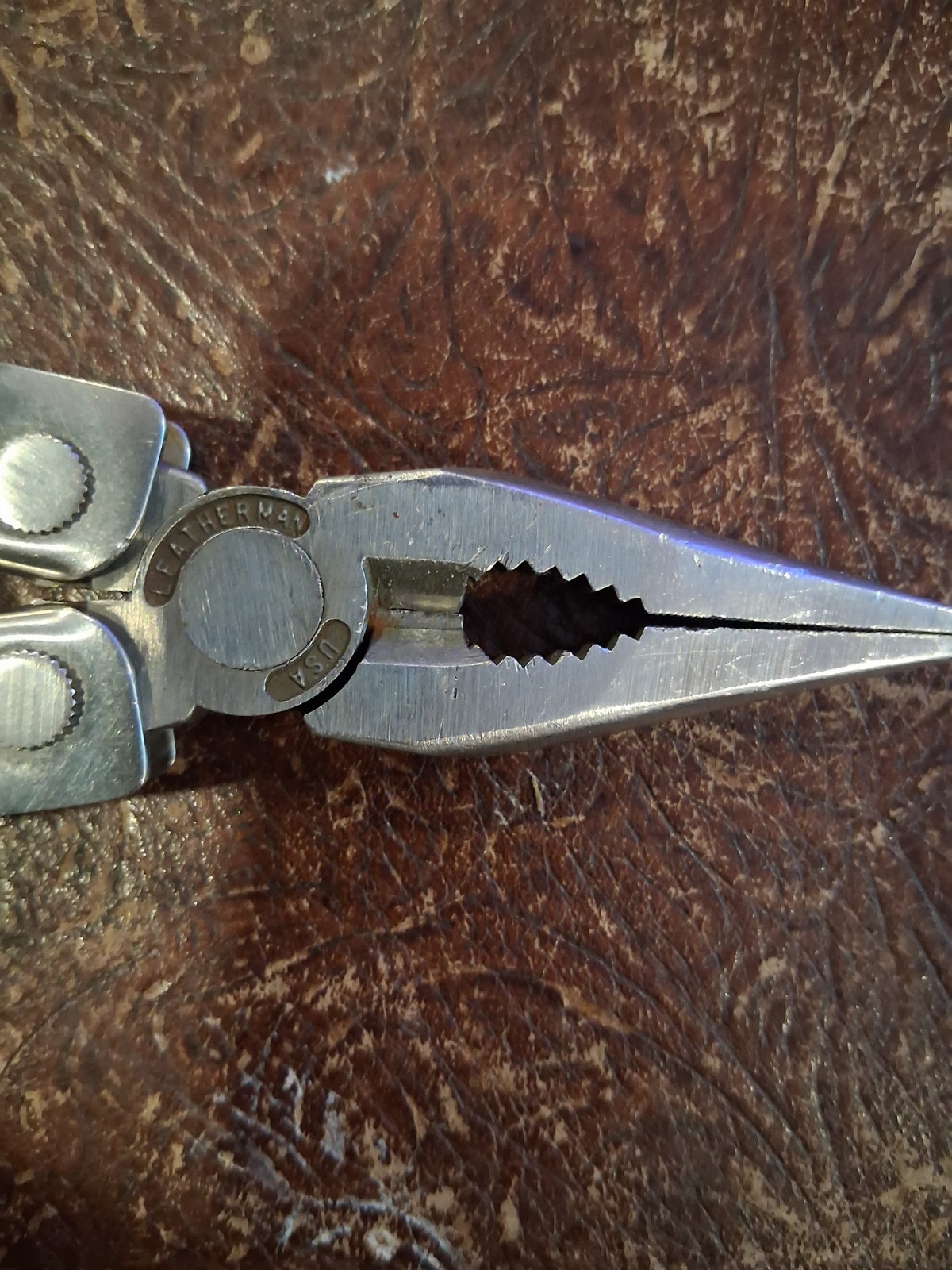 ORIGINAL LEATHERMAN TOOL ” POCKET SURVIVAL TOOL” PORTLAND OR. US PATENT 4238862