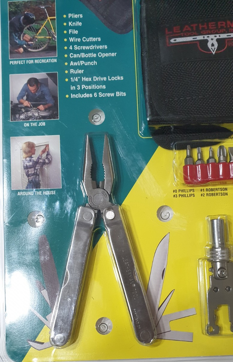 🔥🔥🔥🔥 Leatherman PST + Bits +Tool Adapter Set Collectable New In Blister Rare