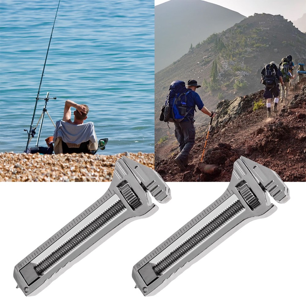 2PCS For Sale Mini Multi-Wrench Compact Titanium Multi-Tool Multi-Function