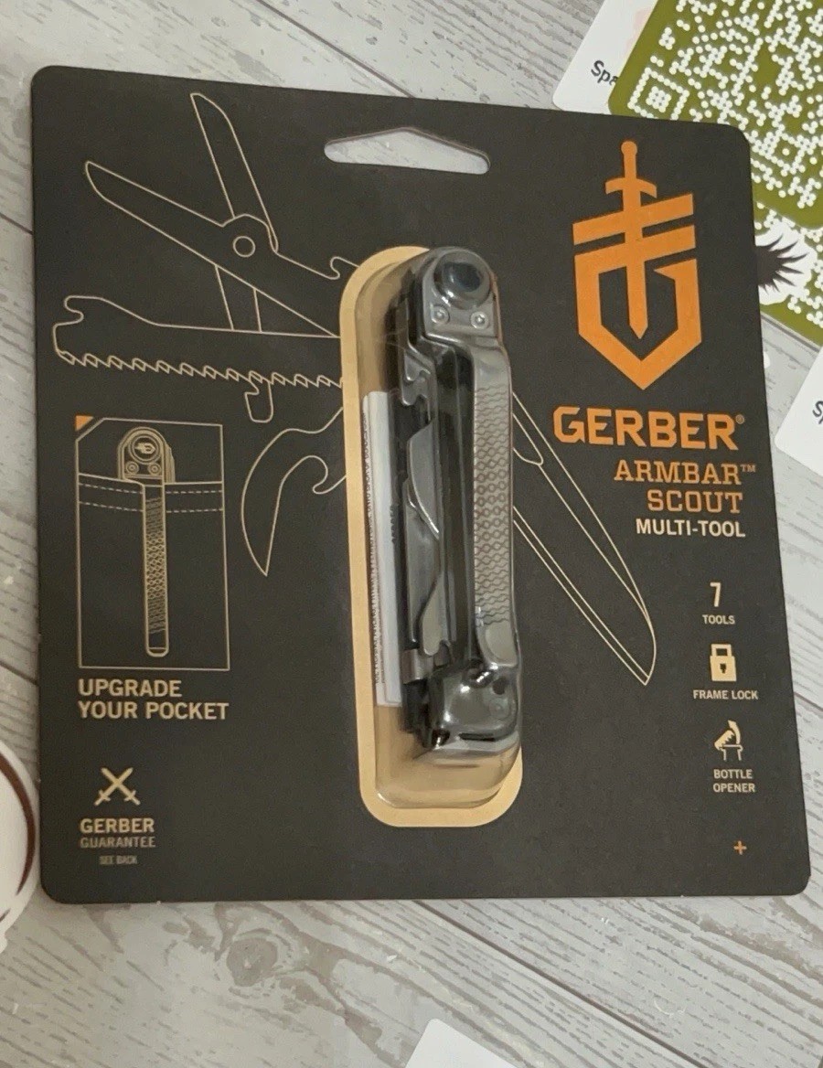 Gerber Armbar Scout Multi tool – Onyx Tools/ Stainless Steel