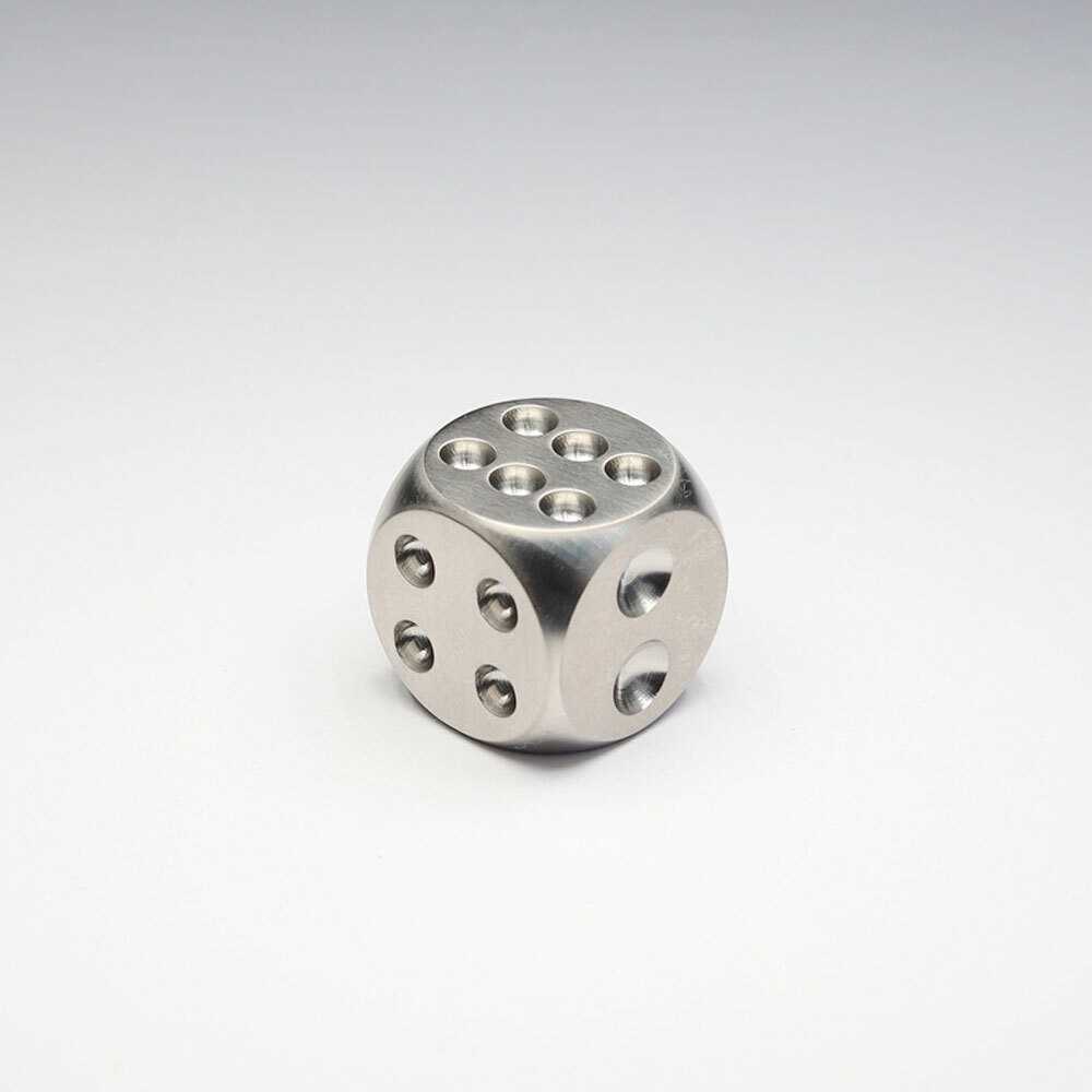 EDC Creative Solid TC4 Titanium Alloy Dice EDC Toy KTV Entertainment Supplies