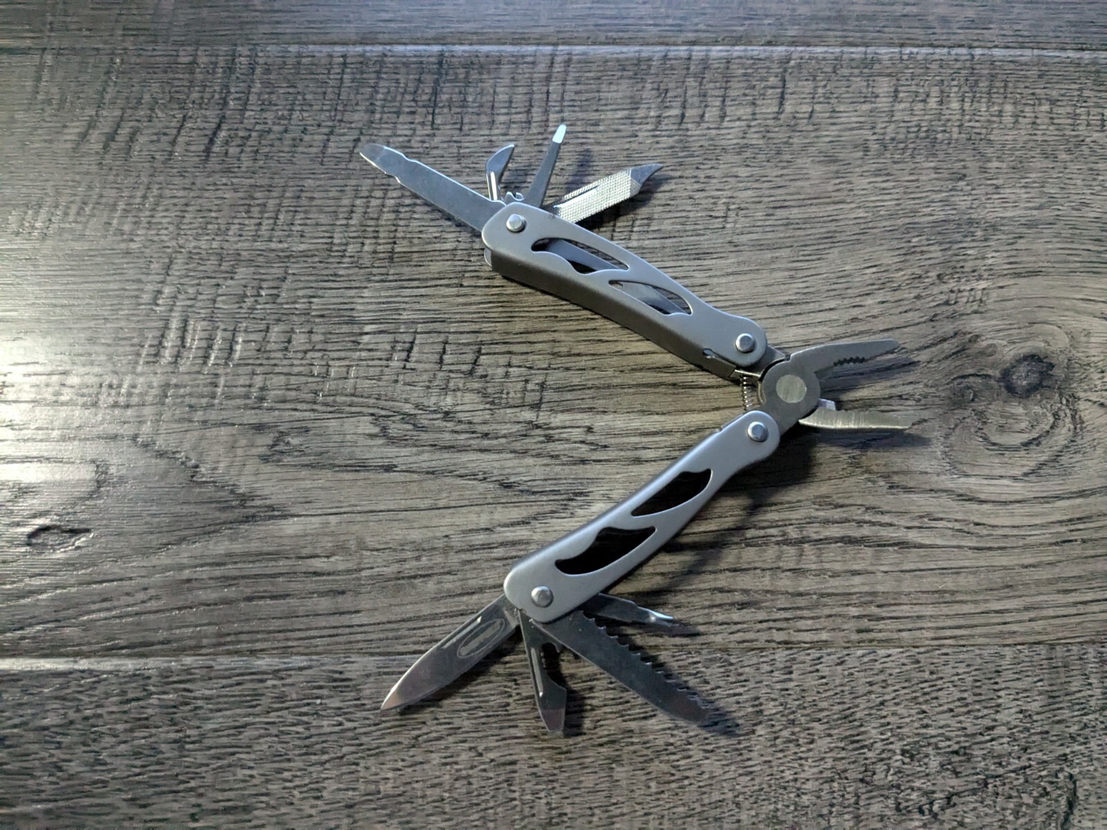 Sheffield Mini Multi Tool 9 in 1 with Sheath Knife Pliers Saw Screwdriver
