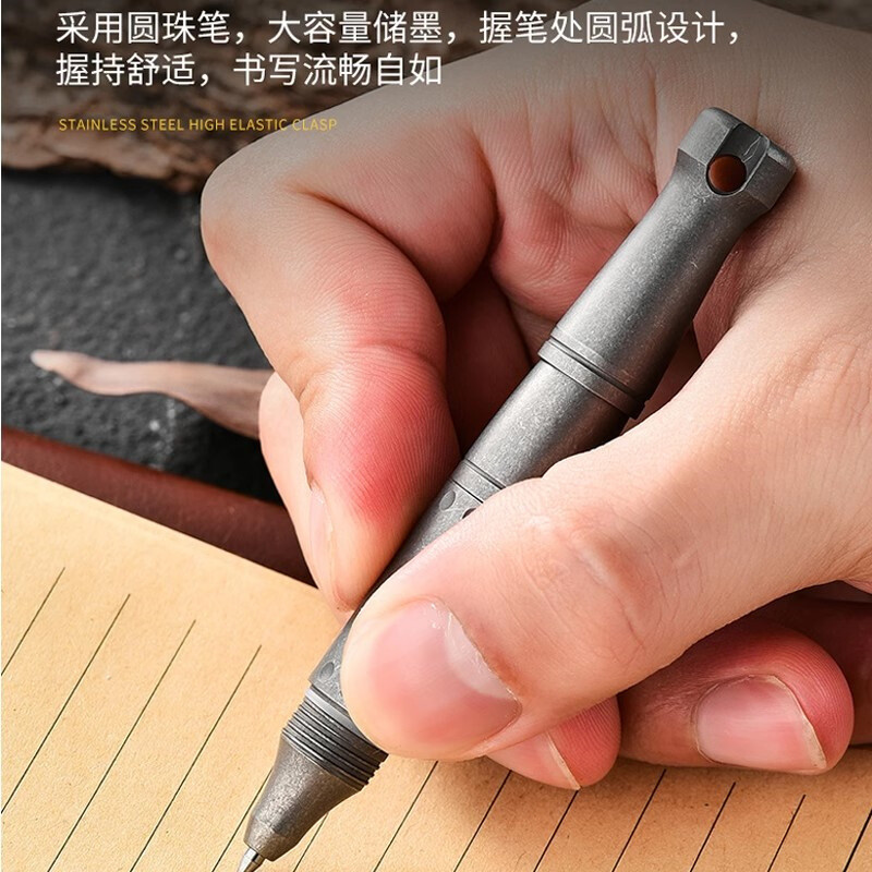 1PC EDC Titanium Pry Bar Crowbar Tactical Pen Outdoor Camping Multi Tool