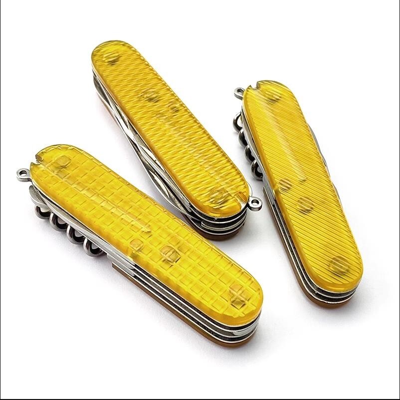 1 Pair Custom PEI Knife Handle Scales for 91mm Victorinox Swiss Army Knives