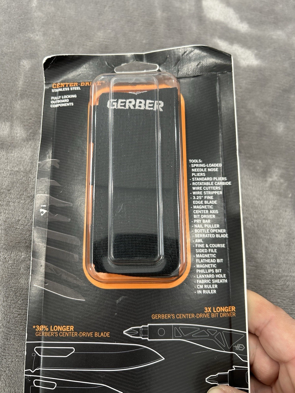 Gerber 31-003073N Center-Drive Multi-Tools New Center-Drive USA With Sheath