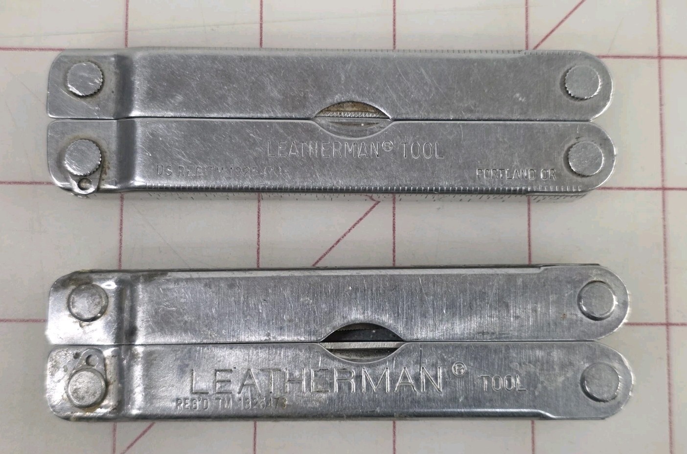 Lot Of 2 Vintage Leatherman Tool PST Portland OR USA Multi-Tool Stainless Steel