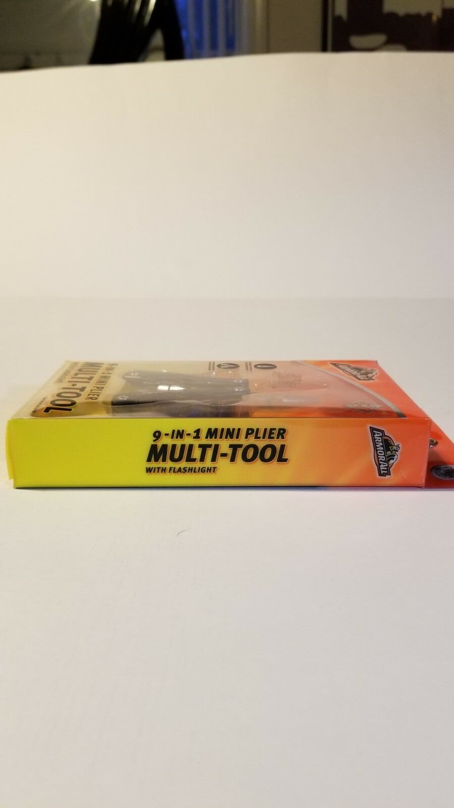 Armor All 9-in-1 mini plier multi-tool w/flashlight, New