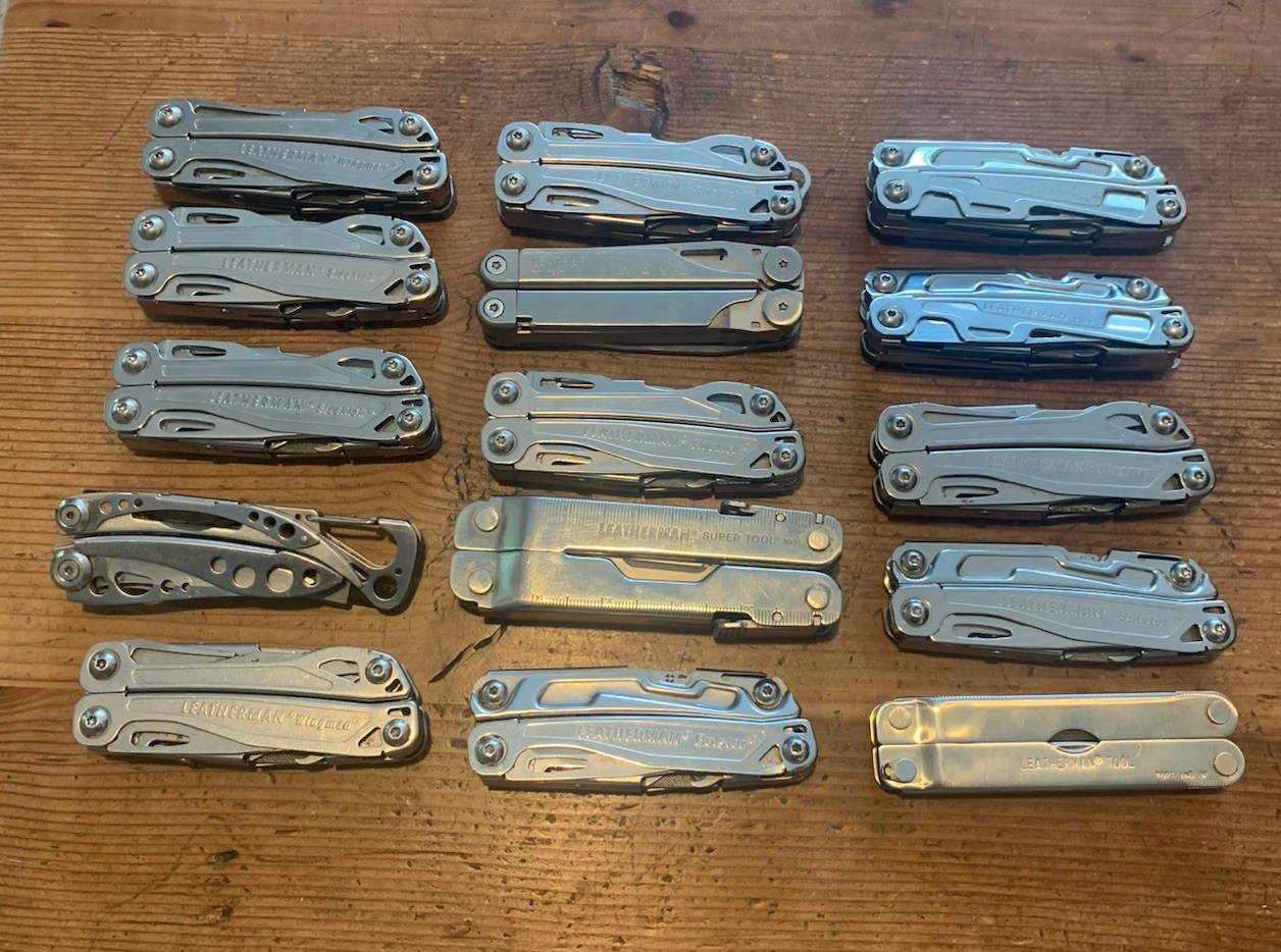Lot Of 15 Leatherman Multi Tools TSA Auction Bundle Mixed Lot – Great Price