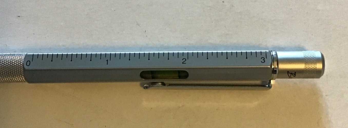 Bettoni 5 In 1 Multi Tool Pen Set with Ruler Level Ballpoint Pen