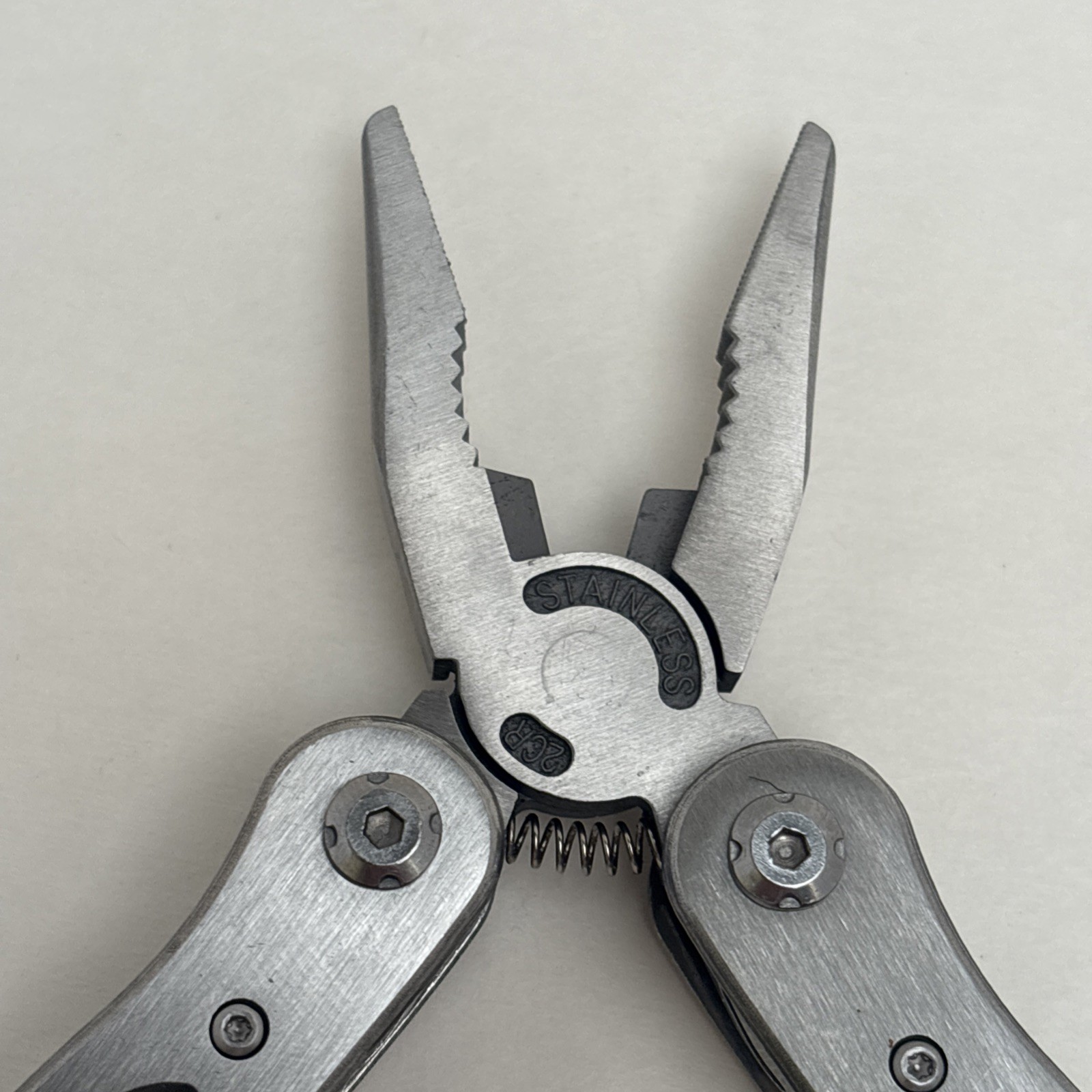 Kraftsman Multitool Silver Tone, Sheath Included. Camp Hunt Fish Survival Bugout