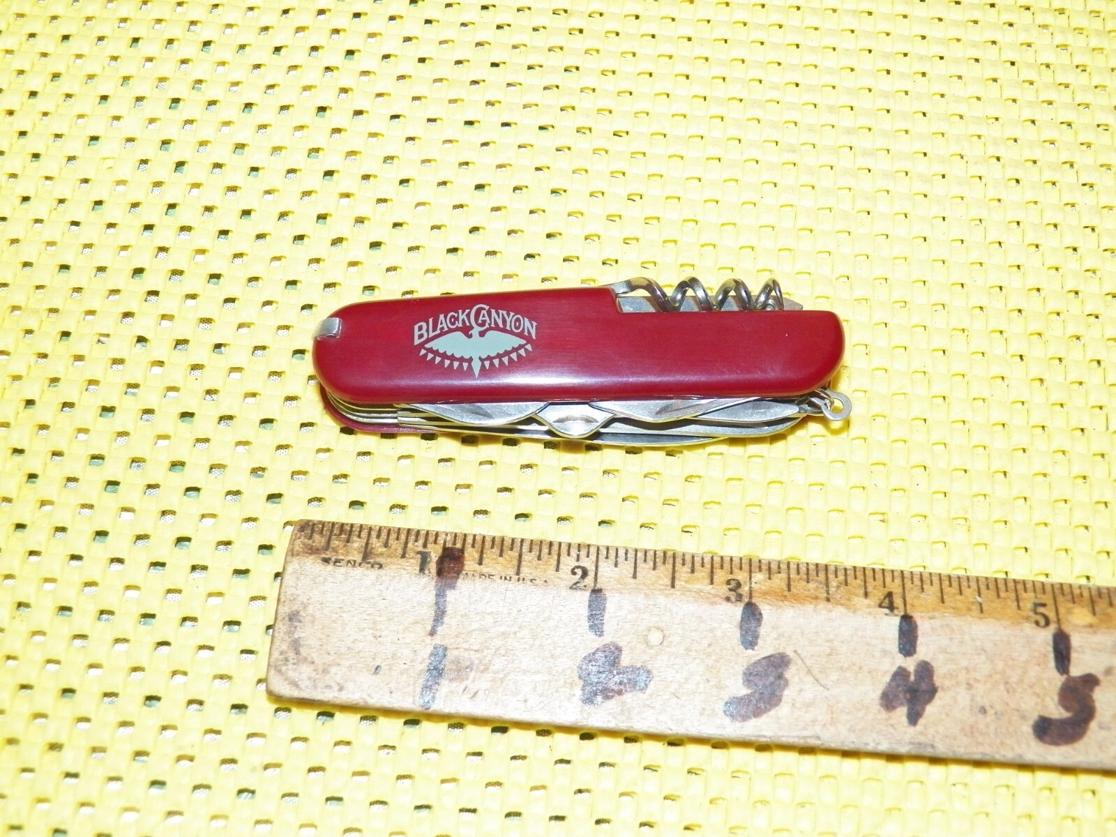 BLACK CANYON Camp Gear Nylon Belt Pouch w/ Pocket Knife, Flashlight &Multi-Tool