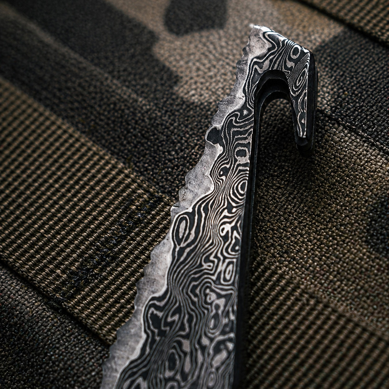VG10 Damascus Serrated Blade 87.5mm for Leatherman Charge TTI Wave CNC