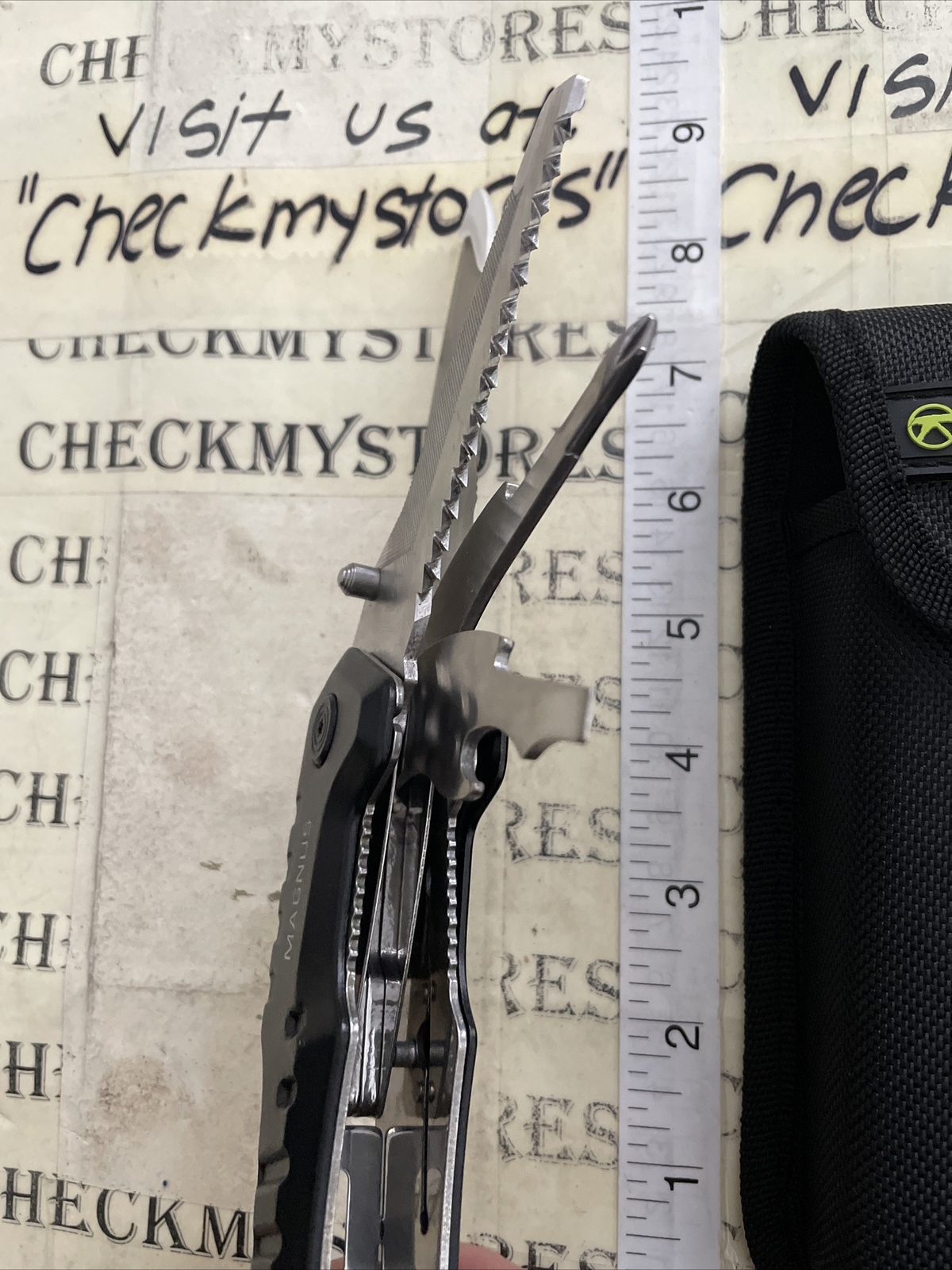 New 2X Kilimanjaro Magnus Multi-Tool with Sheath W/carry Pouch