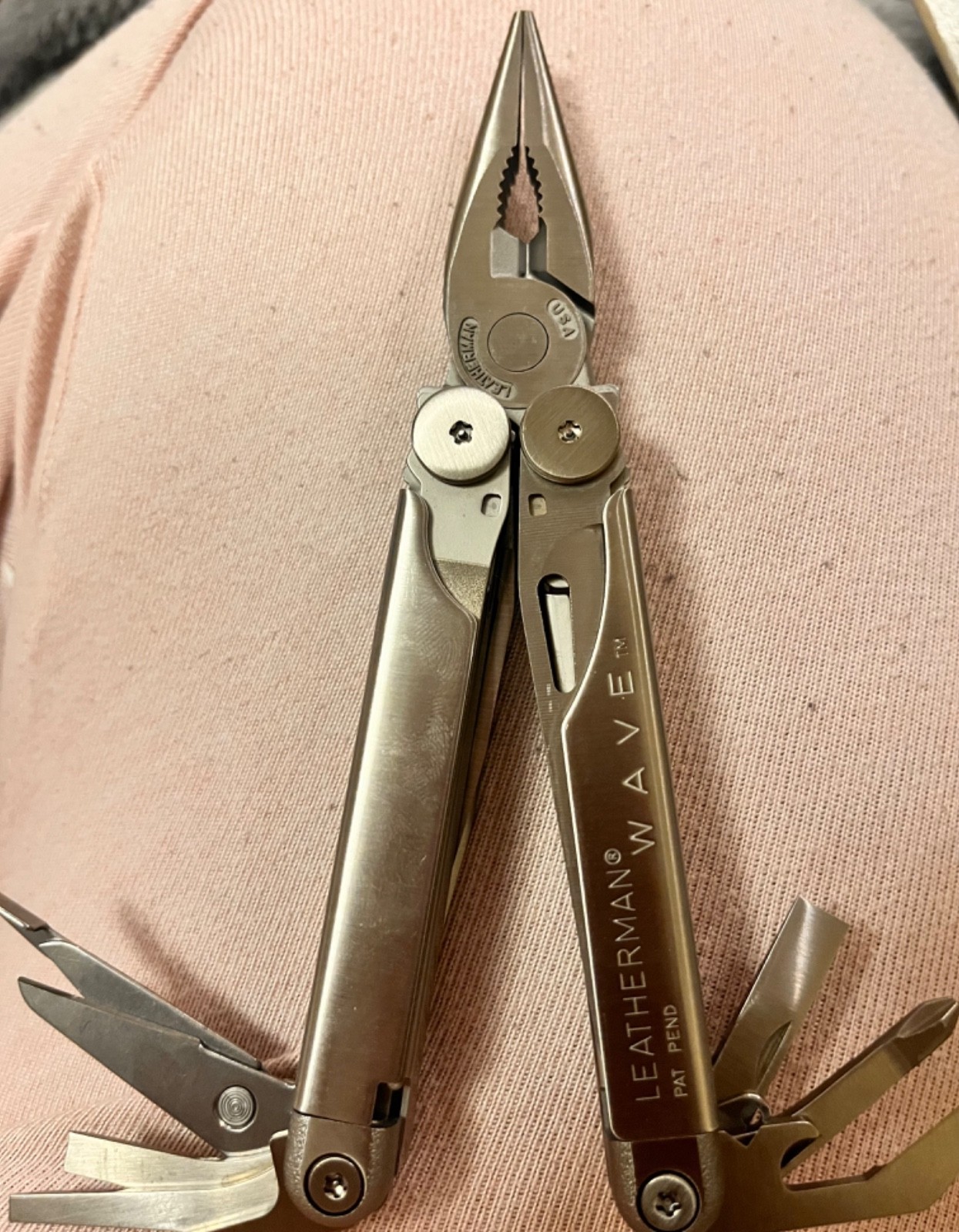 The Original Leatherman Wave Multi Tool With Leather Sheath New In Box USA 2000