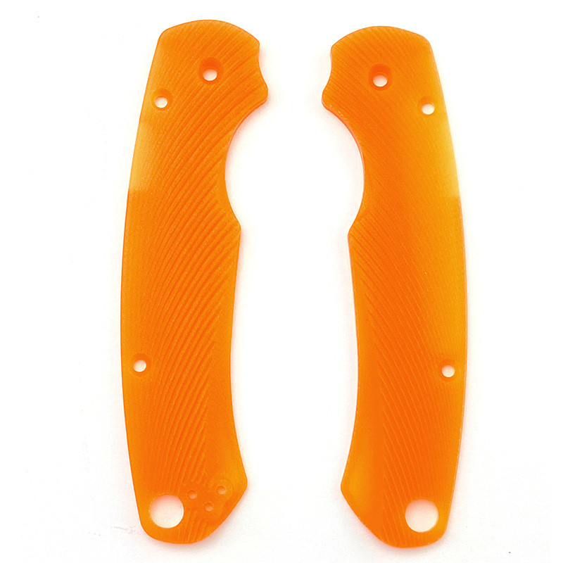 1 Pair G10 Material Knife Handle Scales for Spyderco C81 Para 2 Folding Knives