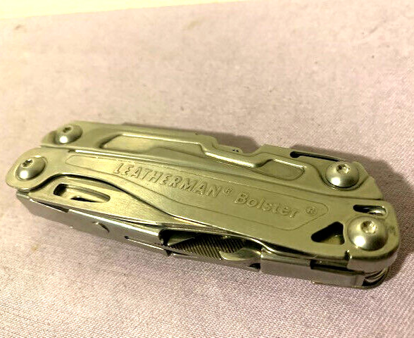 Leatherman Bolster Stainless Steel Multi-Tool With Pliers & Other Tools — Great