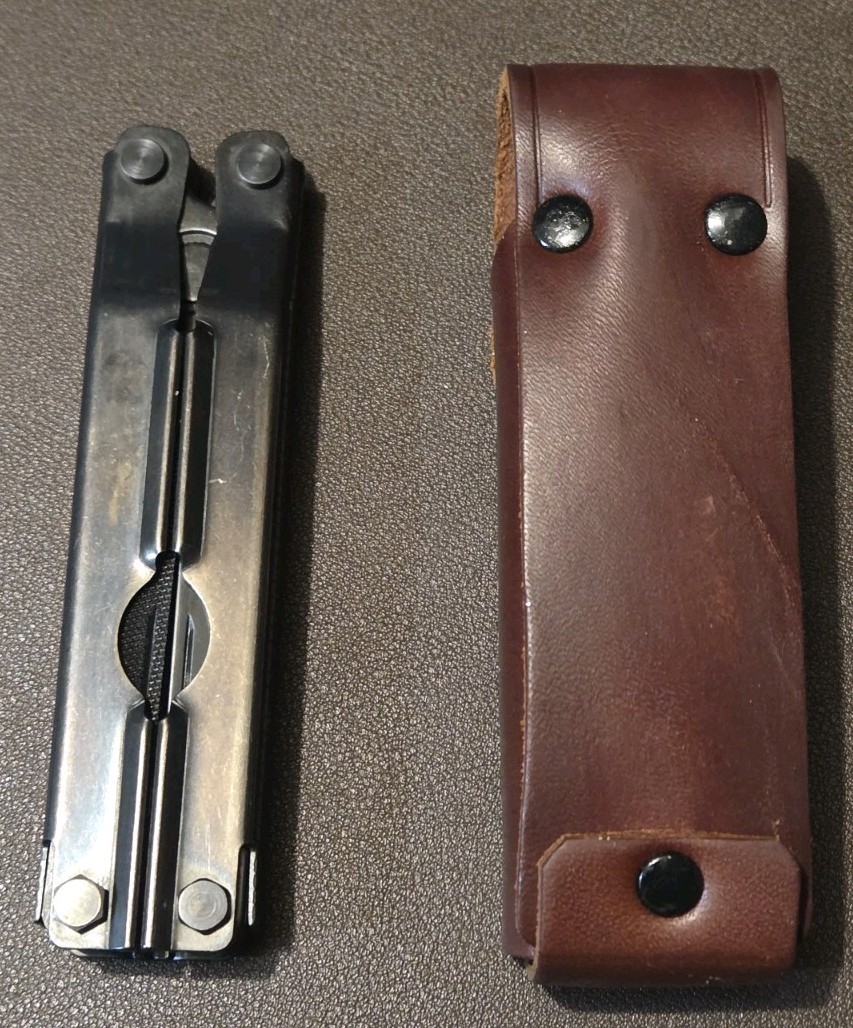 Gerber MPT Military Provisional Tool 5 Multi-Tool w/Leather Sheath Vintage Black