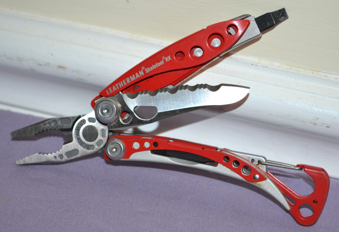 OEM Leatherman Skeletool RX Red Multi-Tool Knife, Pliers & Other Tools — Great
