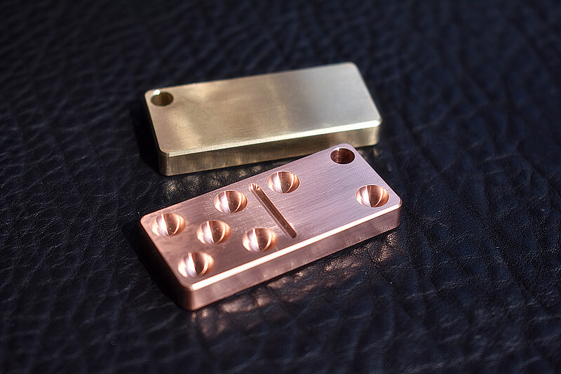 Brass Copper Keychain Pendant EDC Portable Creative Key Chain Ring Adult Toy