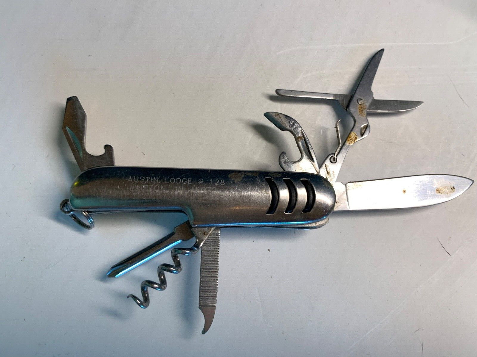VTG Pocket Knife 7 Functions AUSTIN LODGE MASONIC TEMPLE TIPTON Indianapolis IND