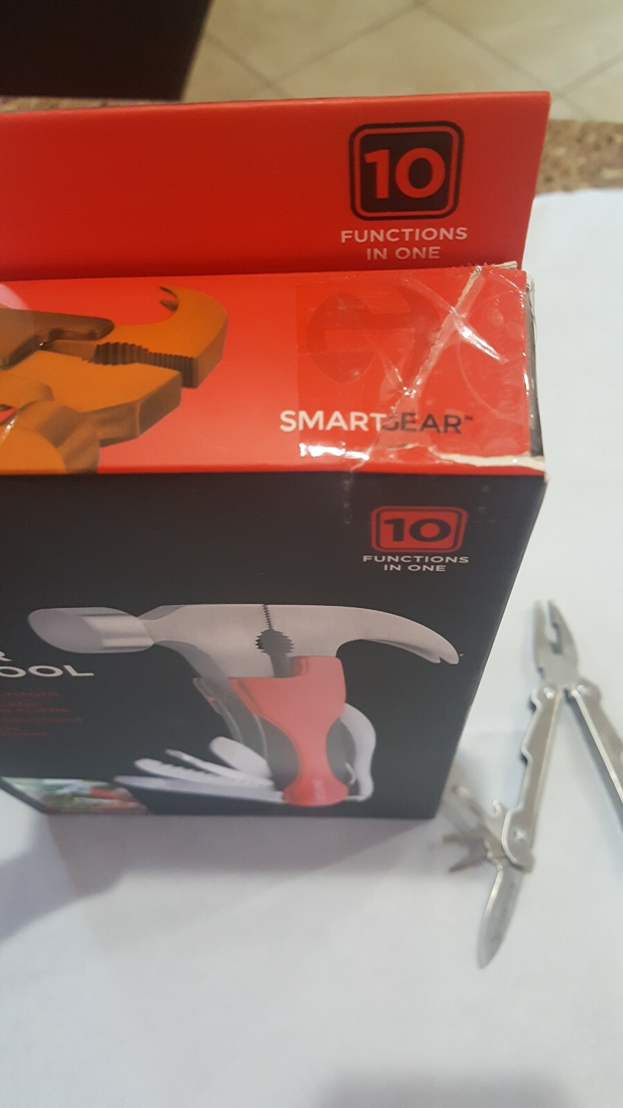 NEW SMARTGEAR 10-FUNCTION HAMMER MULTI-TOOL PLUS USED WINCHESTER MULTITOOL