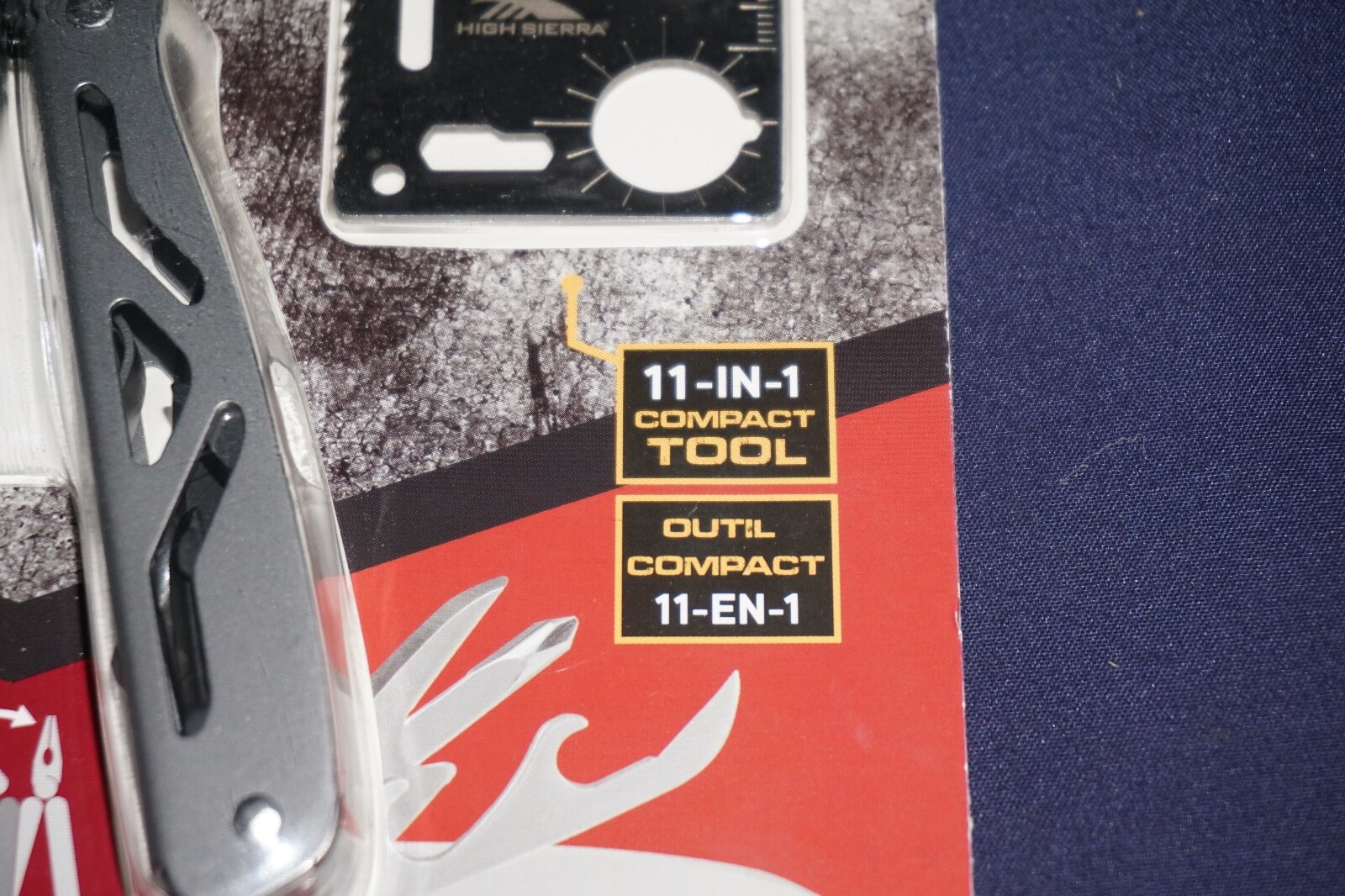 HIGH SIERRA 12-IN-1 MULTI-PLIERS TOOL + 11-IN-1 COMPACT TOOL STAINLESS STEEL