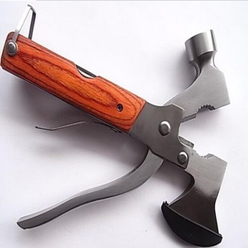 Multi Tool Hammer Saw Axe Knife Wire Cutter Pliers Wrench Screwdriver