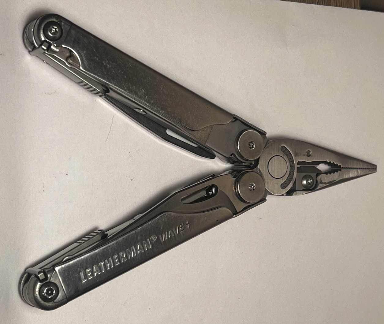 LEATHERMAN Wave + Plus Multi-Tool Pliers 18 In 1 Silver EXCELLENT CONDITION