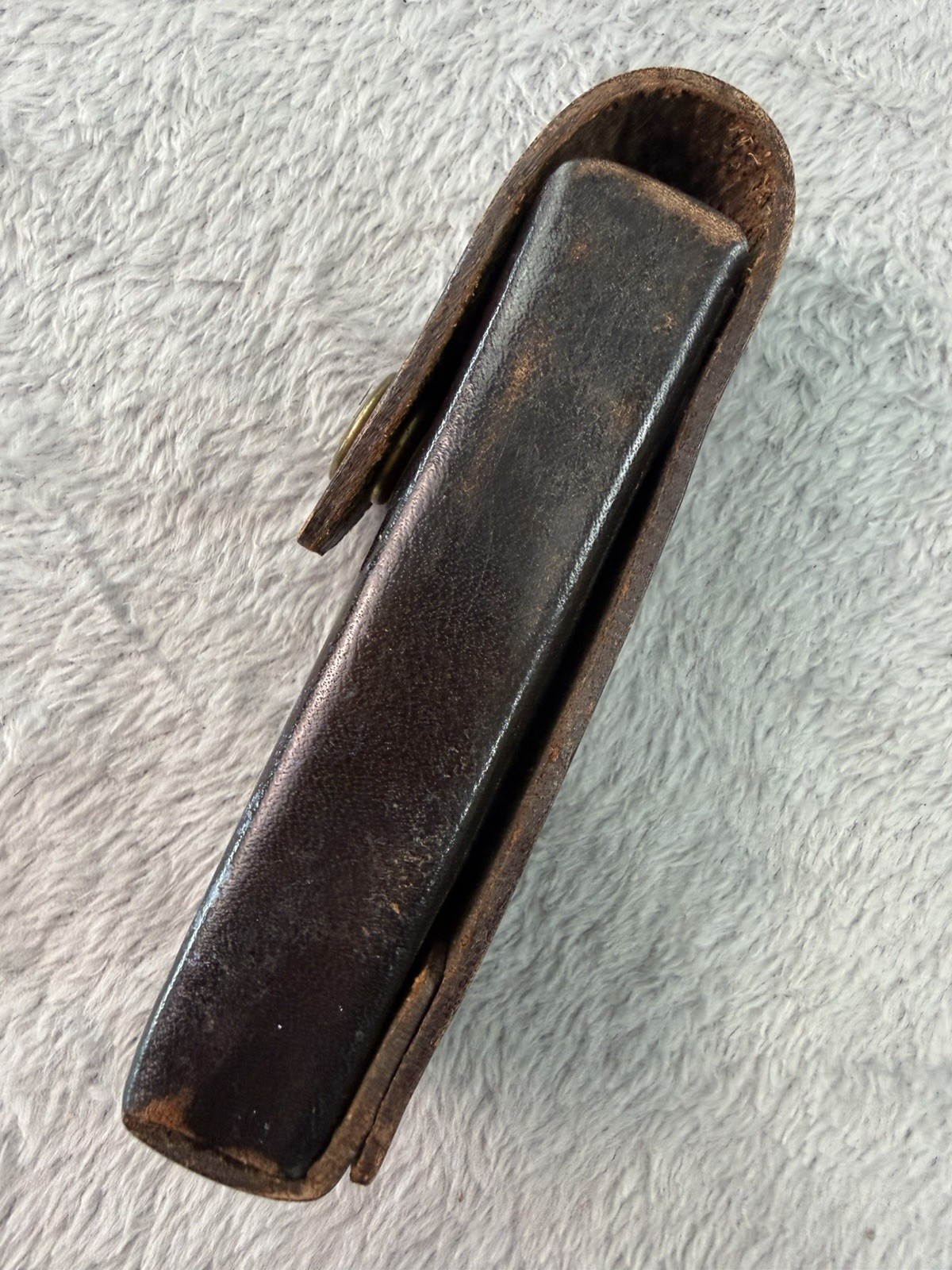 Vtg 1995 Leatherman Super Multi Tool 2 Blade Original Leather Case B501