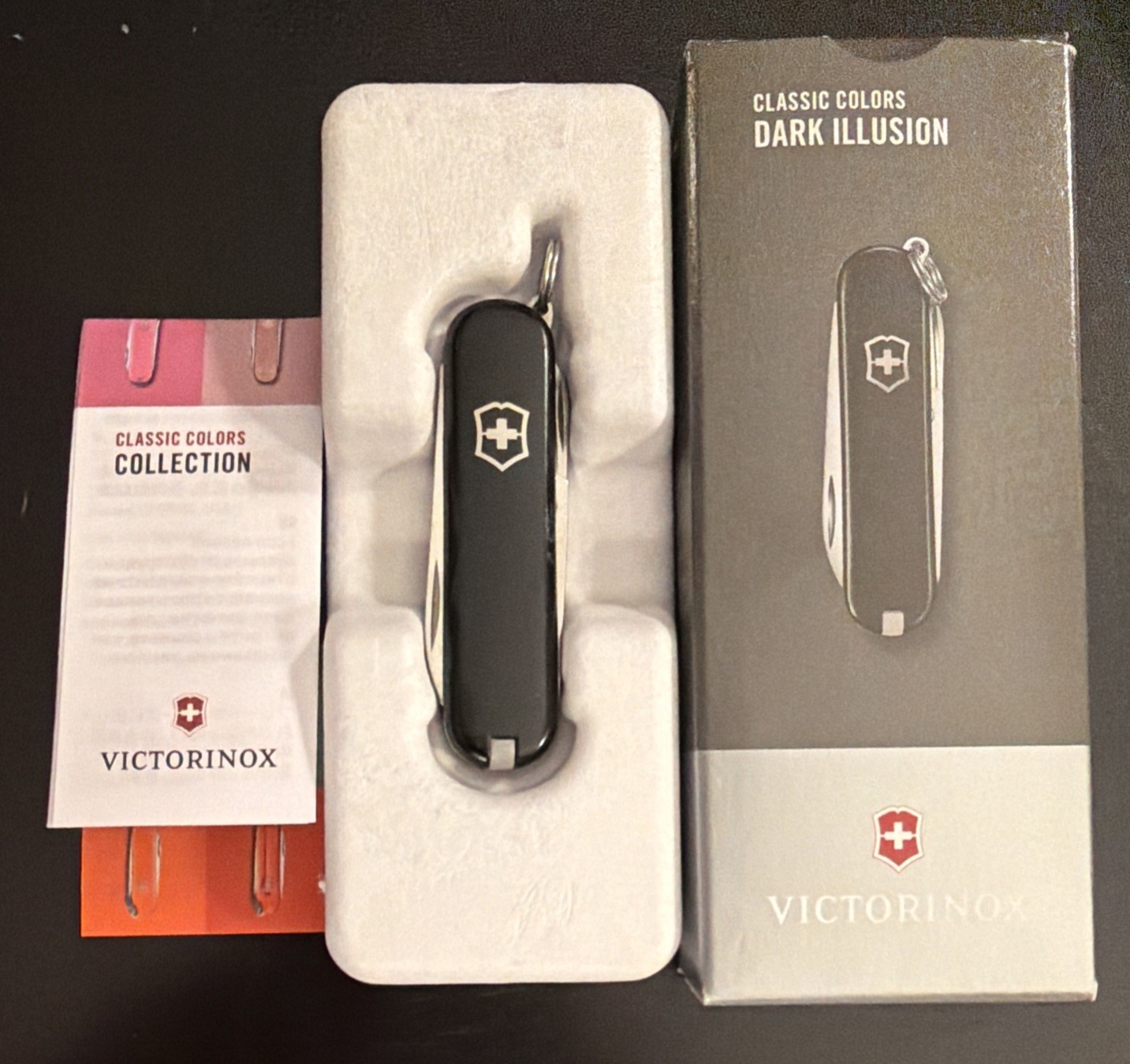Victorinox Classic SD 7 Functions Dark Illusion Swiss Army Pocket Knife