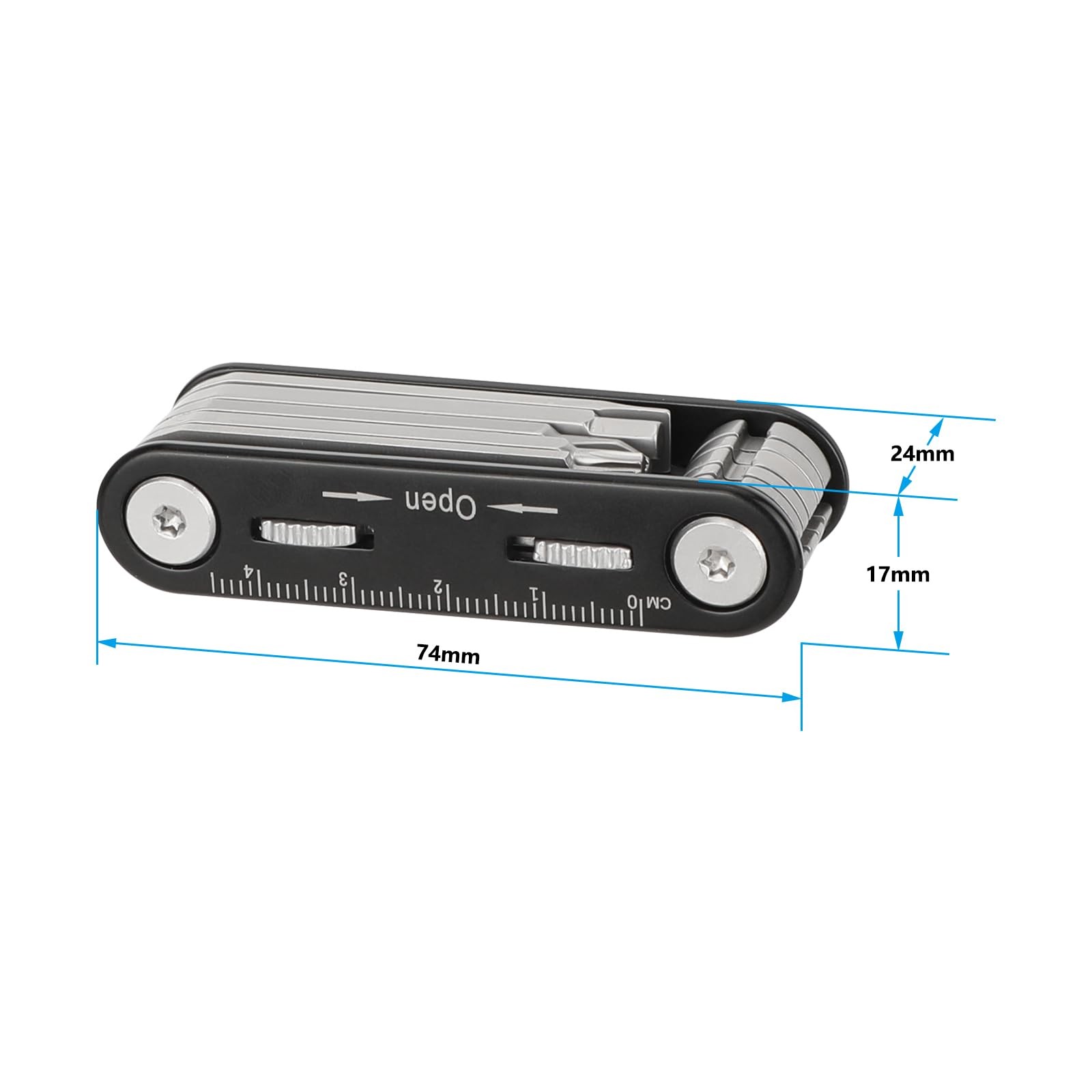 Folding Multi-Tool Set with Allen Wrenches Screwdrivers – 3521