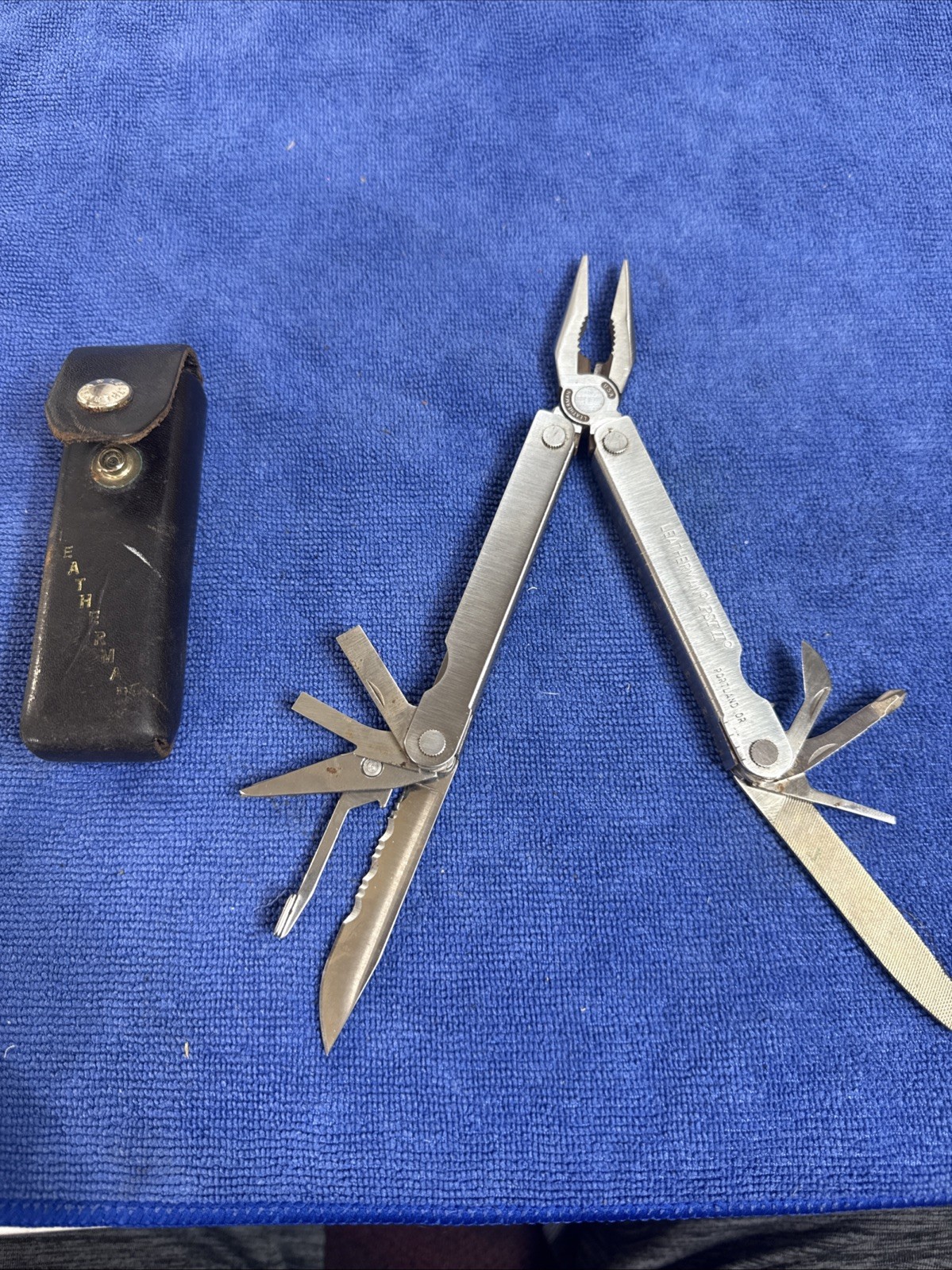 Vintage Leatherman PST II Multi-Tool | With Case / Sheath – 12/98 Date – Nice!