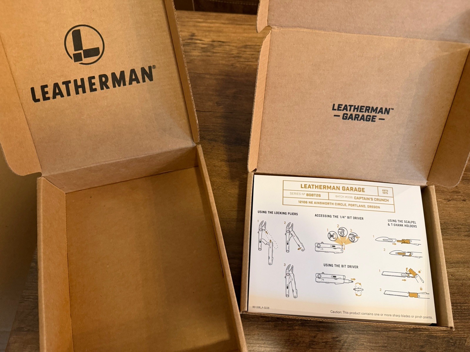 Leatherman Garage Batch #008 Captain’s Crunch Limited Edition 1900 Made IN HAND✅