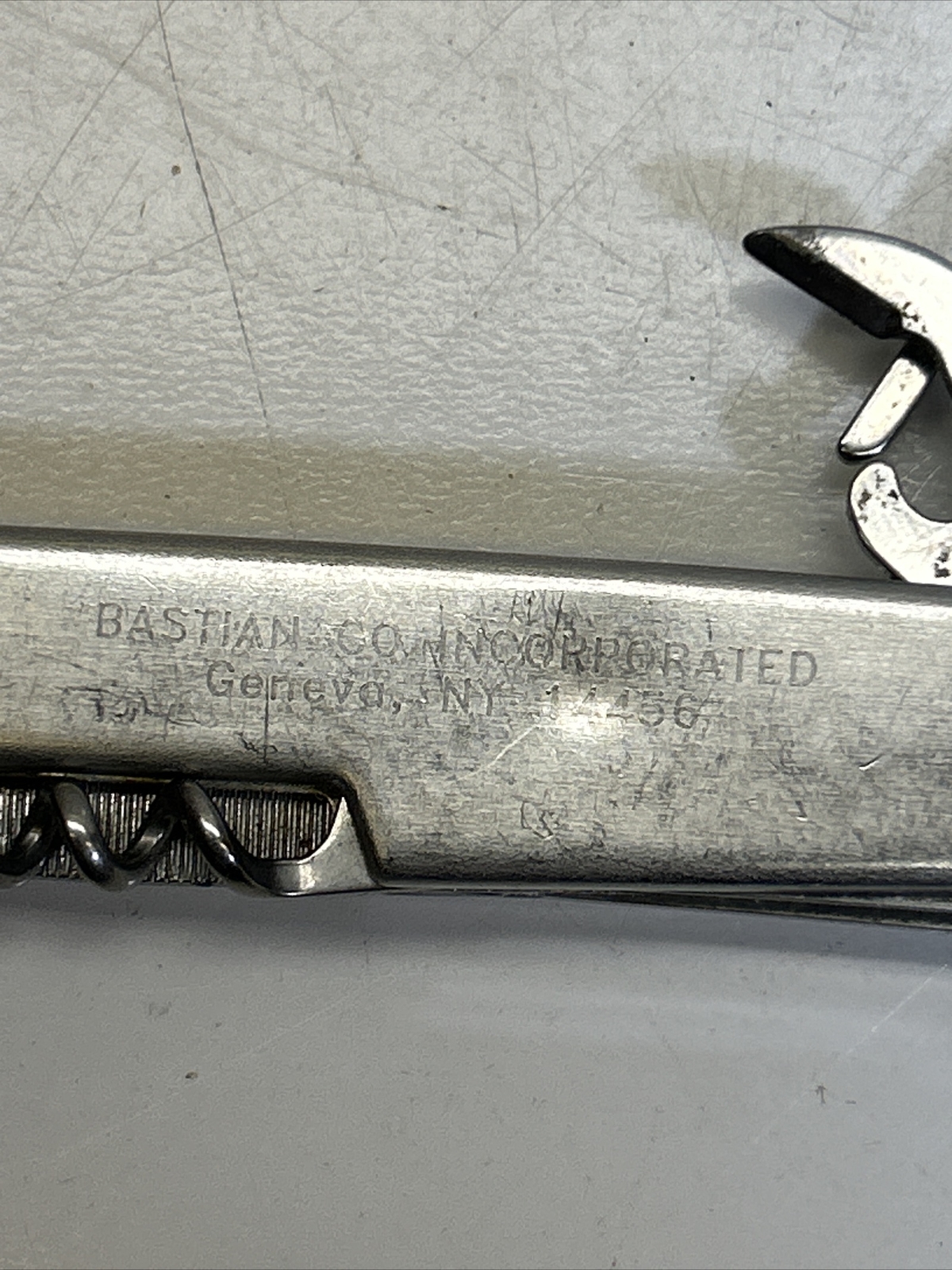 Multi Tool Pocket Knife Bastian Co Geneva NY Advertising X