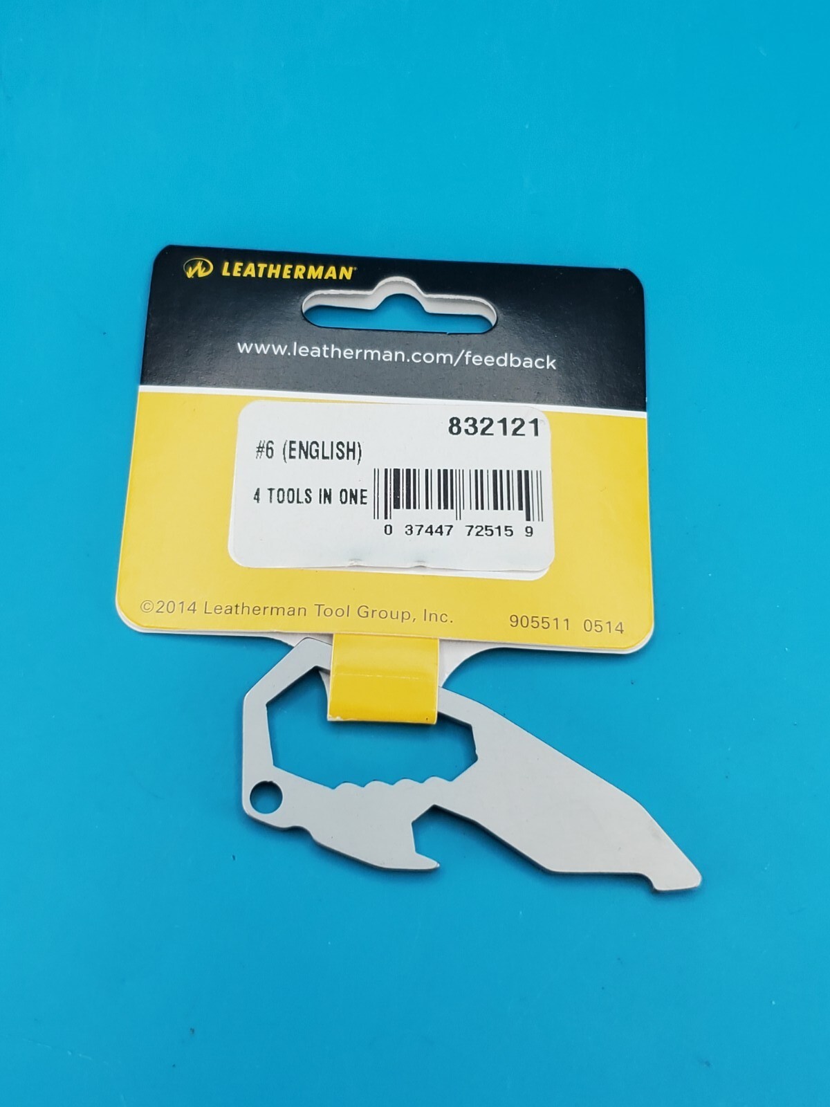 Leatherman Keychain Multi-Tool! By The Numbers #10, Metric, Stainless