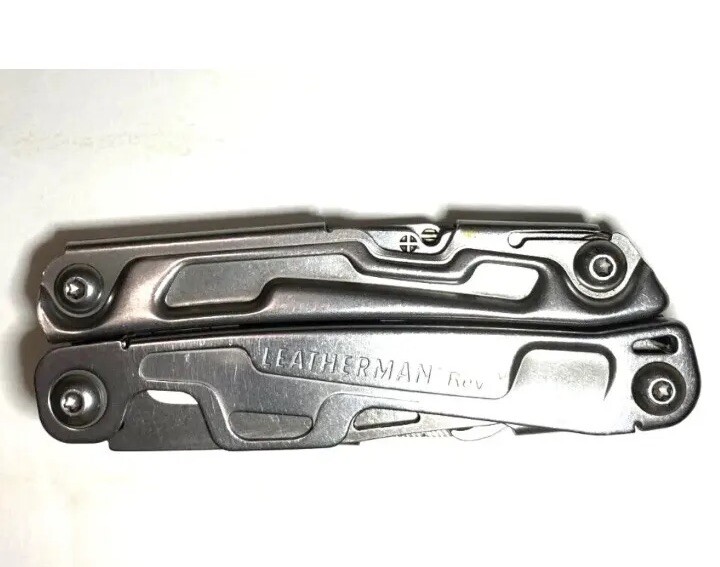 Leatherman REV 14 Tools Multi-Tool – Stainless Steel with Nylon Sheath Excellent
