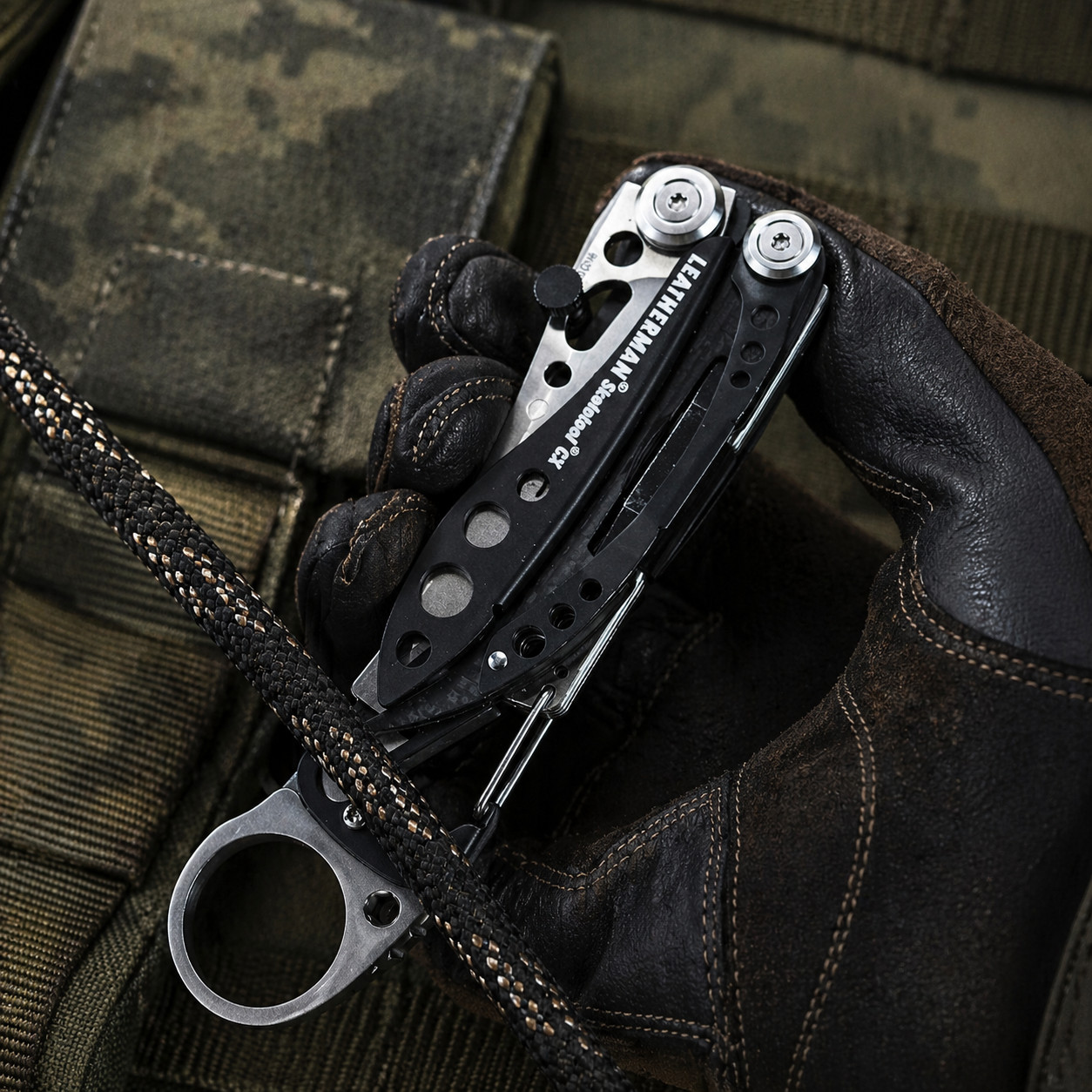 57mm Finger Grip Ring for Leatherman Skeletool EDC Stainless Steel