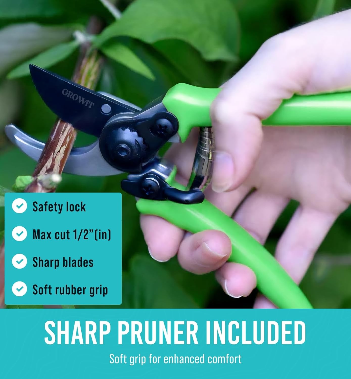 GROWIT Heavy Duty Gardening Tools – 23-Piece Gardening Gifts for Women, Men, Mom