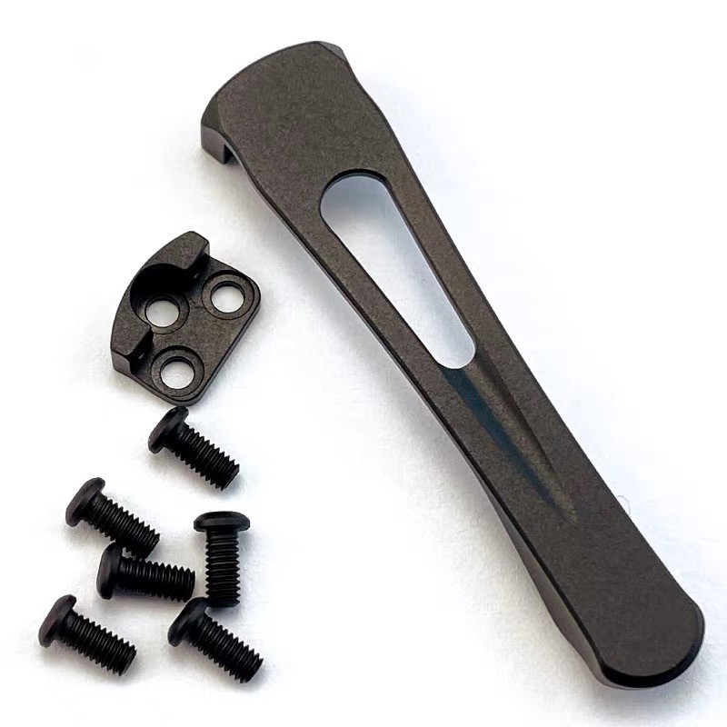 Titanium Pocket Clip for Spyderco C81 / C223 Knife Replacement Clip