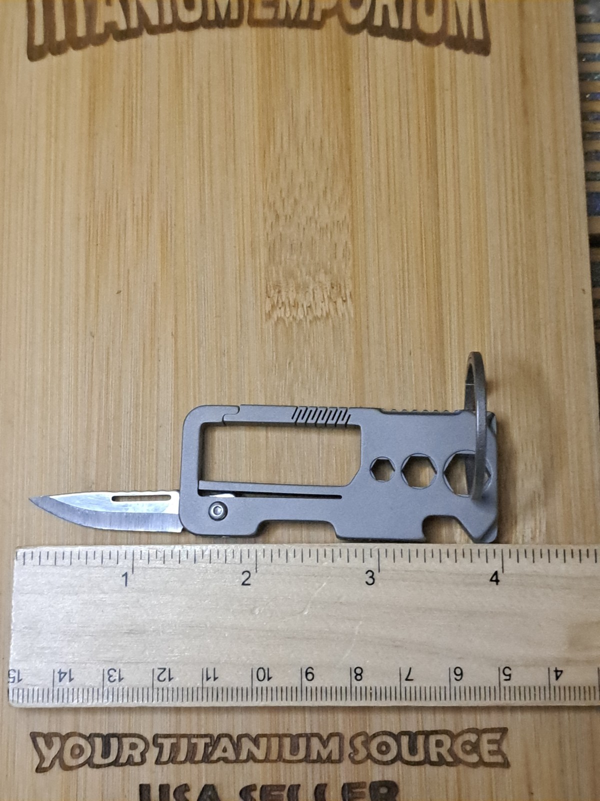 EDC Titanium Carabiner Multi-Tool