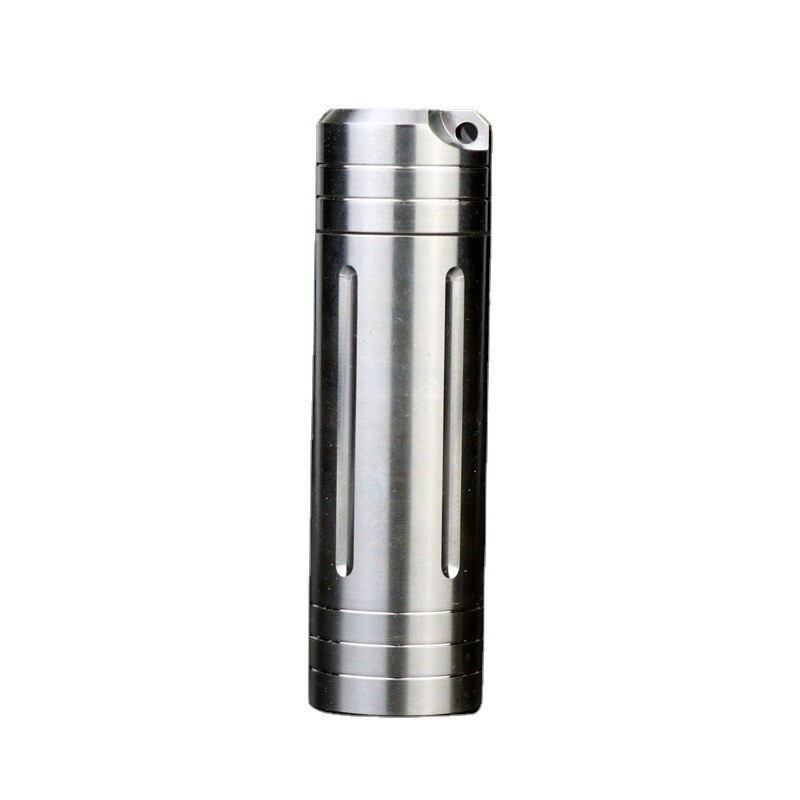 EDC Titanium Alloy Waterproof Case Portable Pill Medicine Capsule Storage Box