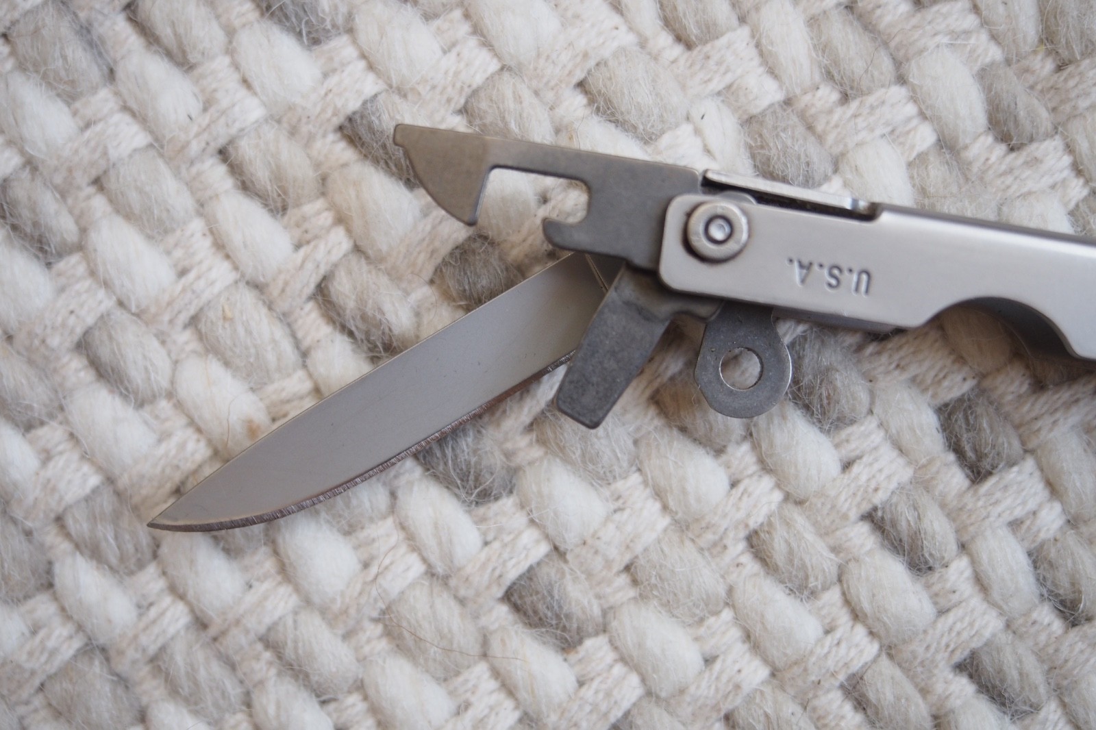 Vintage Gerber USA Multi Tool Blunt Nose Pliers Knife EDC – 5142721 5212844